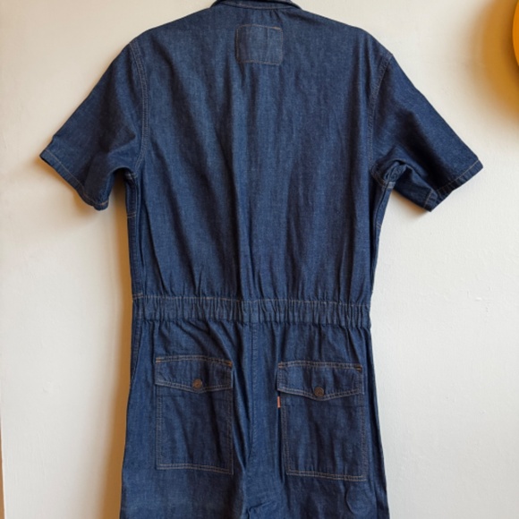 LEVI'S Jeans Straight Leg Coverall - Size Small - Picture 8 of 9